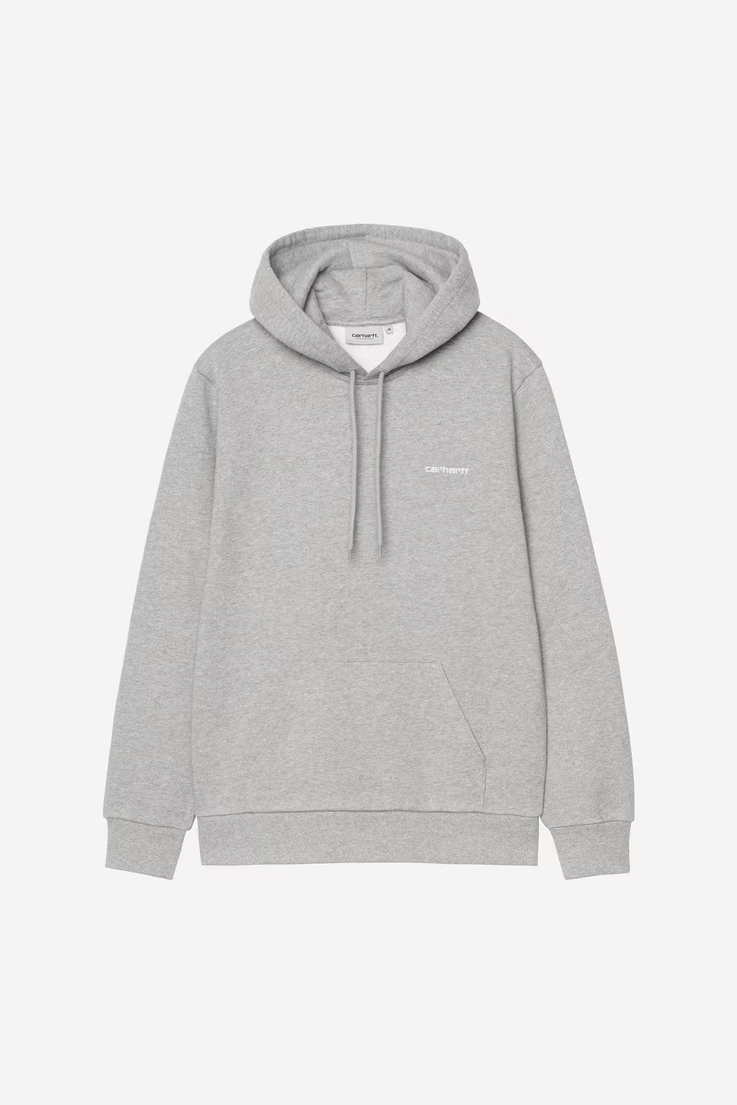 Hooded script embroidery sweat