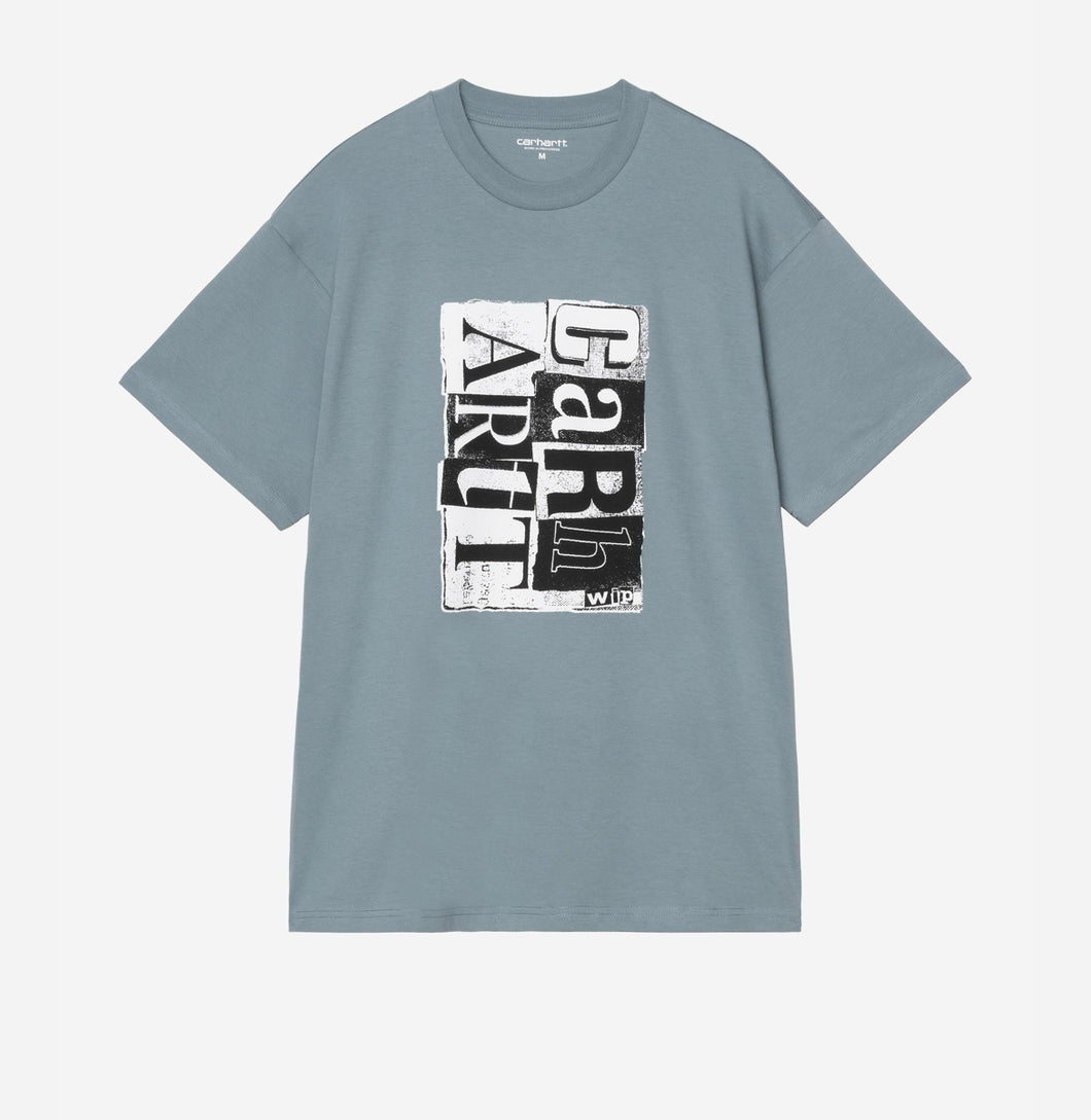 Moving letterpress t-shirt